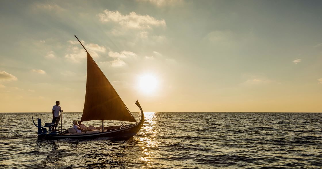 A Person On A Boat In The Water