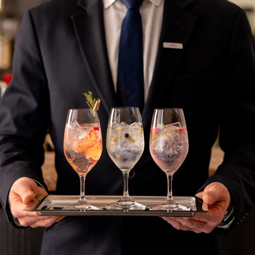 A guided gin tasting experience