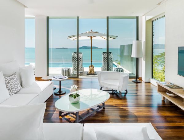 Expansive living room