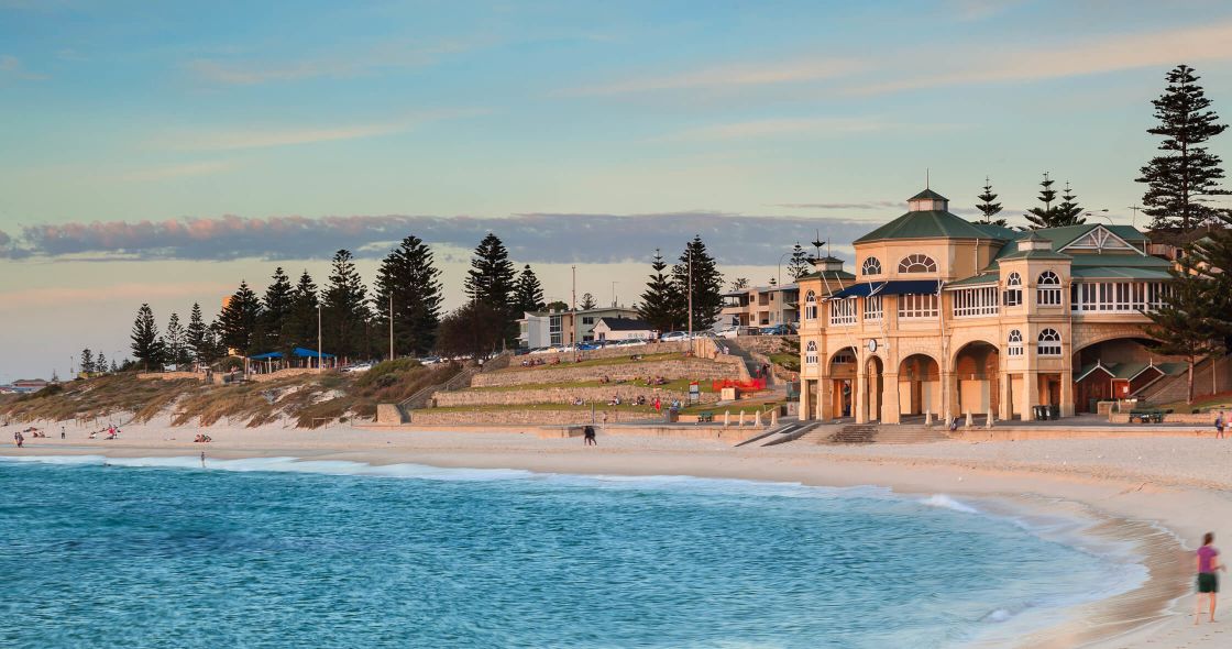 A Building On A Beach