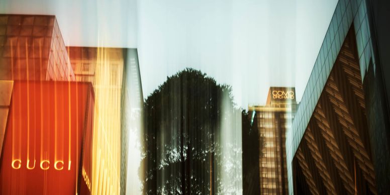 A Group Of Tall Buildings