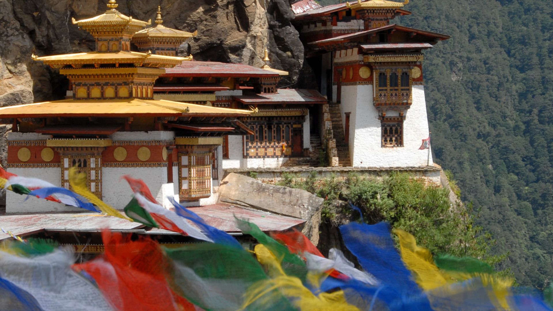 A Building On A Cliff