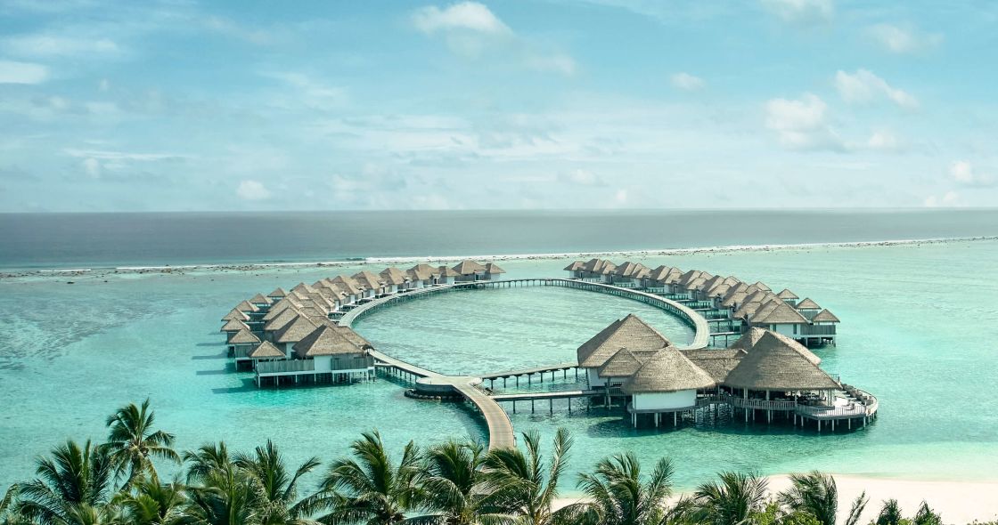 An Island In The Middle Of A Body Of Water