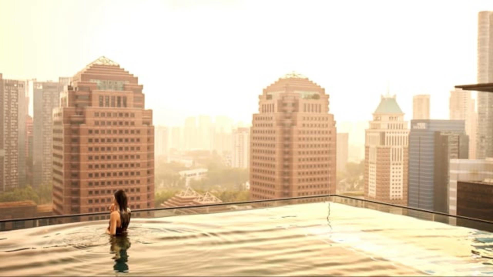 A Person Standing On A Bridge