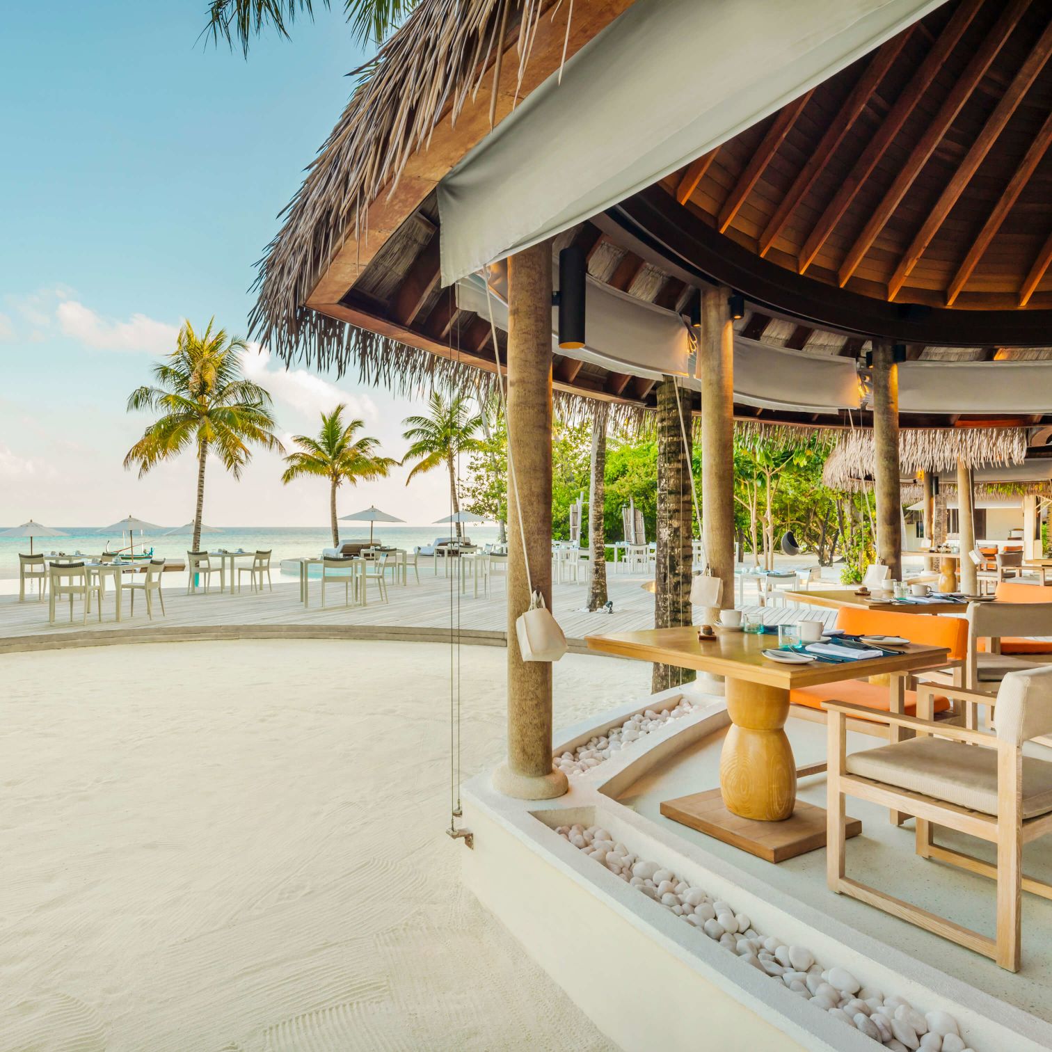 A Boat Sitting On Top Of A Building