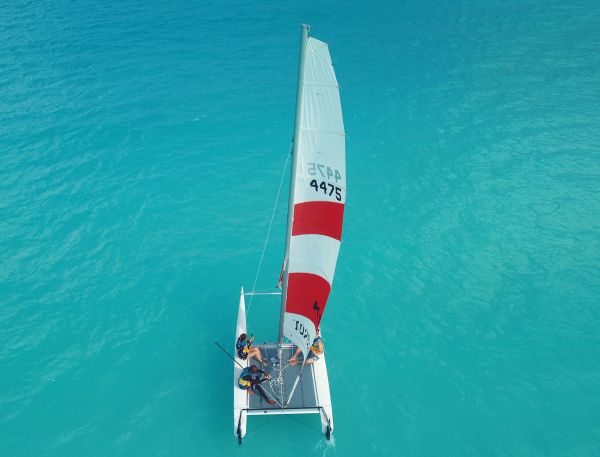A Sailboat On The Water