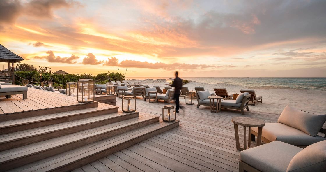 A Person Standing On A Deck