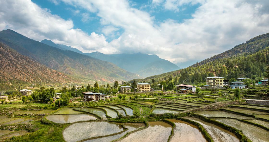 A Small Village In The Mountains