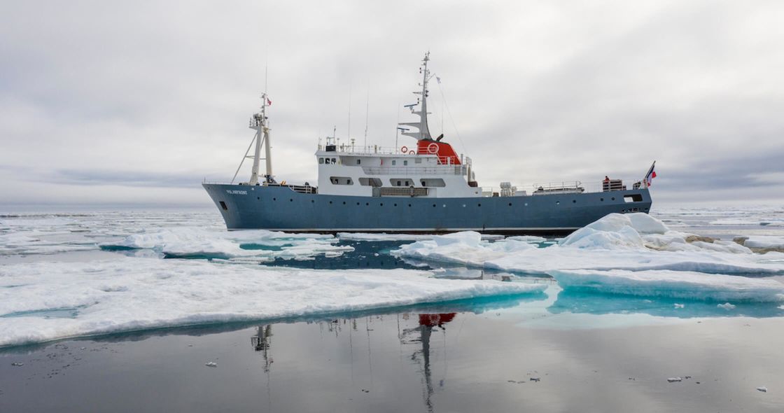 A Large Boat In The Water