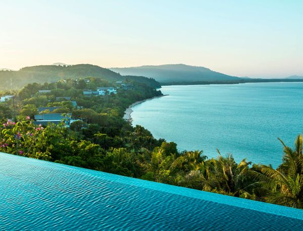 Infinity pool overlooking the Andaman Sea