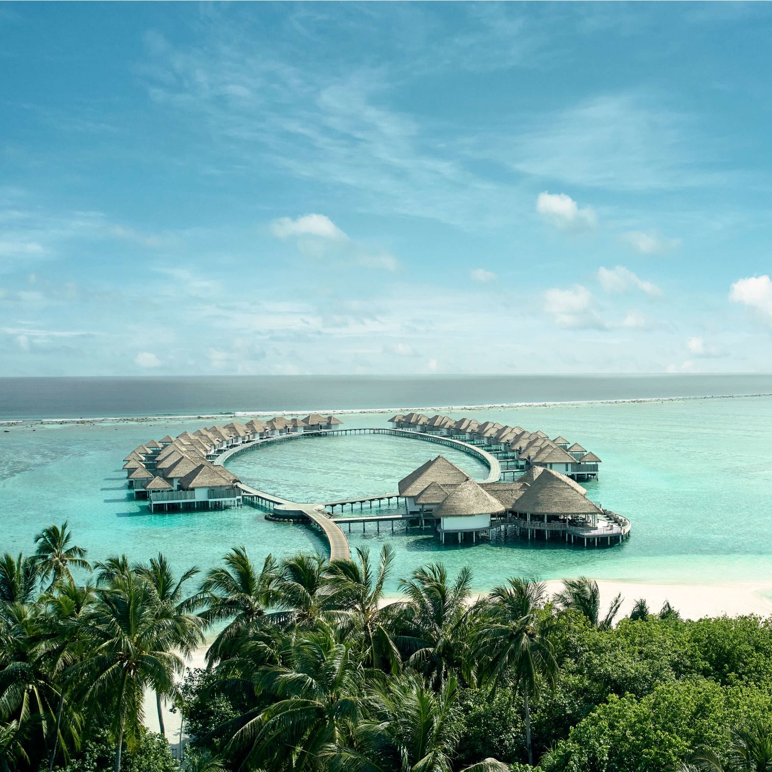 An Island In The Middle Of A Body Of Water